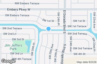 Map image of the property - 2515 SW 2nd Terrace