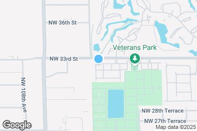 Map image of the property - 3251 NW 103rd Path