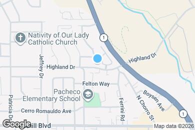 Map image of the property - 550 Highland Dr