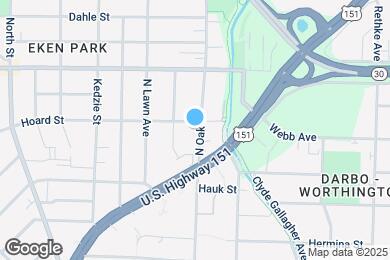 Map image of the property - 432 Oak St