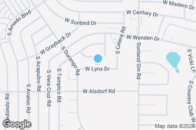 Map image of the property - 9975 W Lynx Dr