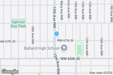 Map image of the property - 6708 15th Ave NW