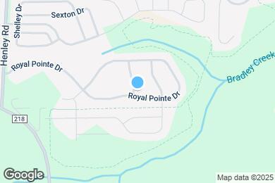 Map image of the property - 2612 Royal Pointe Dr