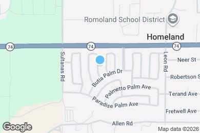 Map image of the property - 26108 Fountain Palm Dr