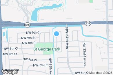 Map image of the property - 920 NW 34th Ter