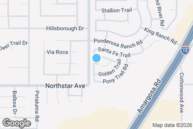 Map image of the property - 12579 Santa Fe Trail