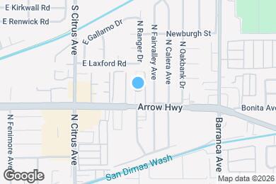 Map image of the property - 18707 E Arrow Hwy