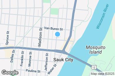 Map image of the property - 215 Jackson St
