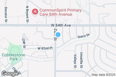 Map image of the property - 8330 Zuni St