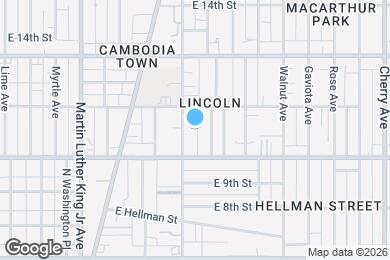 Map image of the property - 1050 Orange Ave