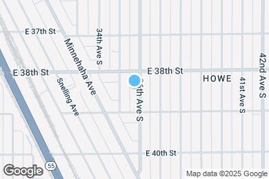 Map image of the property - 3824 36th Ave S