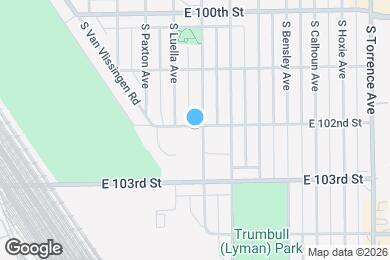 Map image of the property - 10200 S Crandon Ave