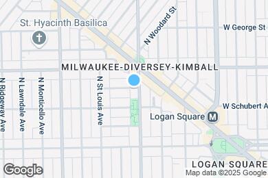 Map image of the property - 3409 W Parker Ave