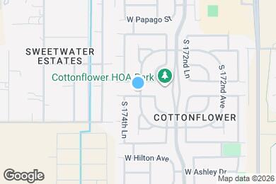 Map image of the property - 17406 W Mohave St