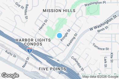 Map image of the property - 1814 Linwood St