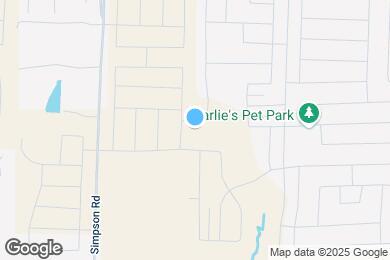 Map image of the property - 1113 Desert Willow Dr