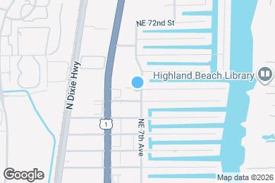 Map image of the property - 6797 NE 7th Ave