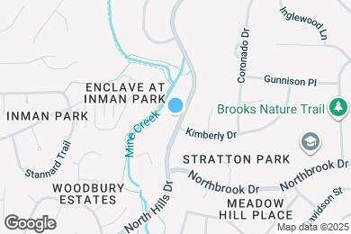Map image of the property - 5005 N Hills Dr
