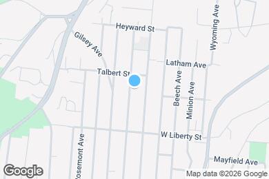 Map image of the property - 1658 Iliff Ave