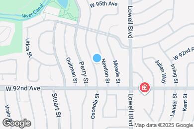 Map image of the property - 9270 Osceola St