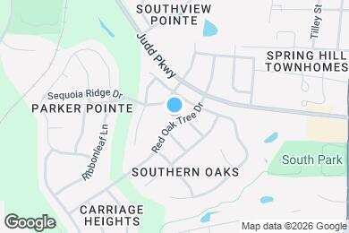 Map image of the property - 720 Red Oak Tree Dr