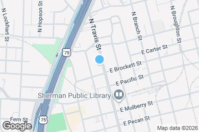 Map image of the property - 714 N Travis St