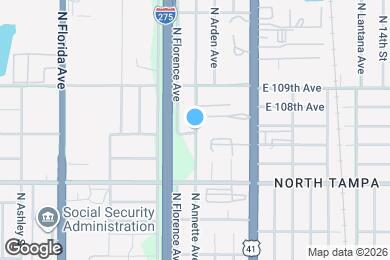 Map image of the property - 10704 N Annette Ave