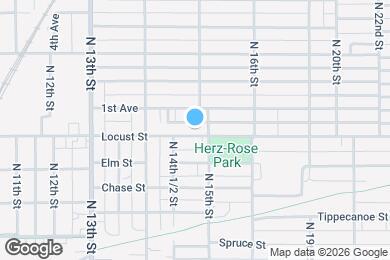 Map image of the property - 1462 Locust St