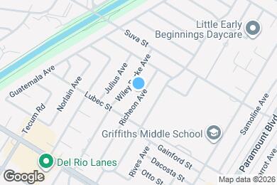 Map image of the property - 9703 Richeon Ave