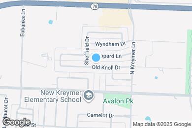 Map image of the property - 1207 Old Knoll Dr