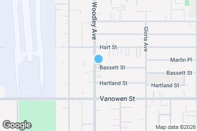 Map image of the property - 6904 Woodley Ave