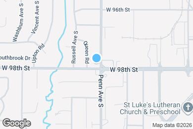 Map image of the property - 9772 Penn Ave S