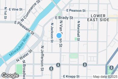 Map image of the property - 1603 N Van Buren St