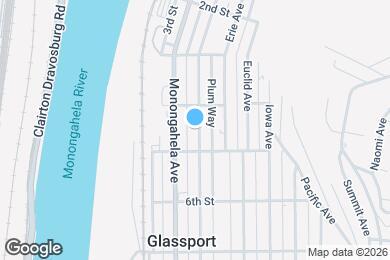 Map image of the property - 542 Ohio Ave