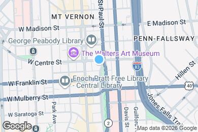 Map image of the property - 516 Saint Paul St