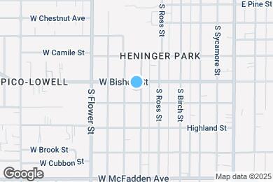 Map image of the property - 612 S Van Ness Ave