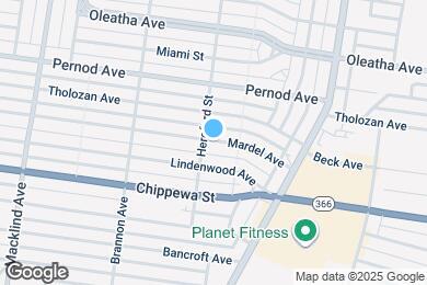 Map image of the property - 4994 Mardel Ave