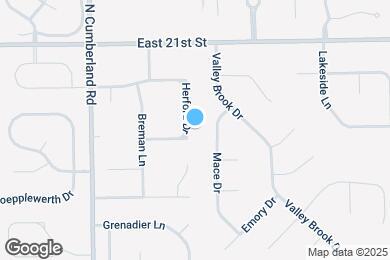 Map image of the property - 1909 Herford Dr