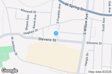 Map image of the property - 261 S Franklin Ave