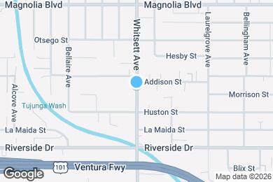Map image of the property - 4941 Whitsett Ave