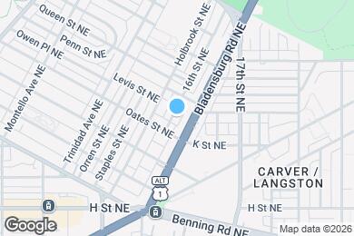 Map image of the property - 1015 16th St NE