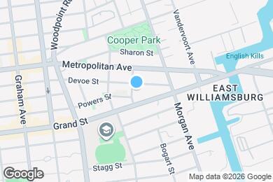 Map image of the property - Renovated 3 Bed / 2 Bath Apartment Near the L Train in Prime East Williamsburg