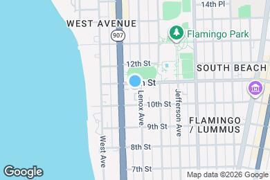 Map image of the property - 1040 Lenox Ave
