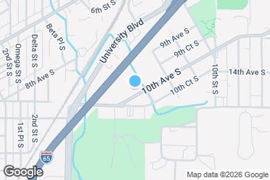 Map image of the property - 420 10th Ave S