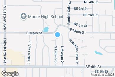 Map image of the property - 108 S English Dr