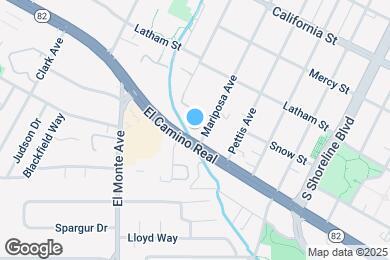 Map image of the property - 1616 W El Camino Real