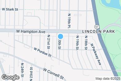 Map image of the property - 4738 N 20th St