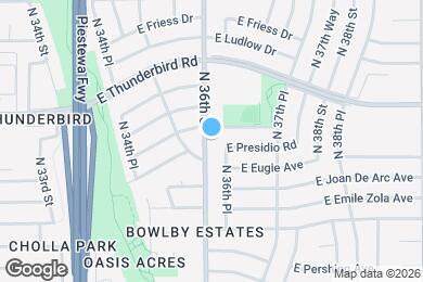 Map image of the property - 13641 N 36th St
