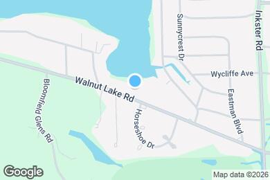 Map image of the property - 2380 Walnut Lake Rd