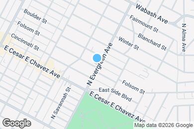 Map image of the property - 2843 Folsom St